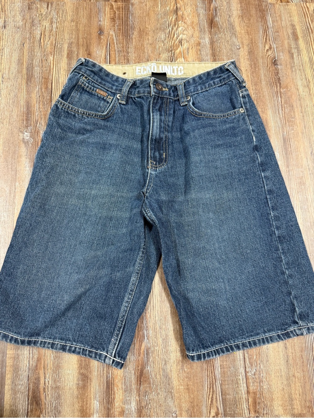 Y2K Ecko Unltd. blue denim shorts kids size 16 -would fit a women’s small
